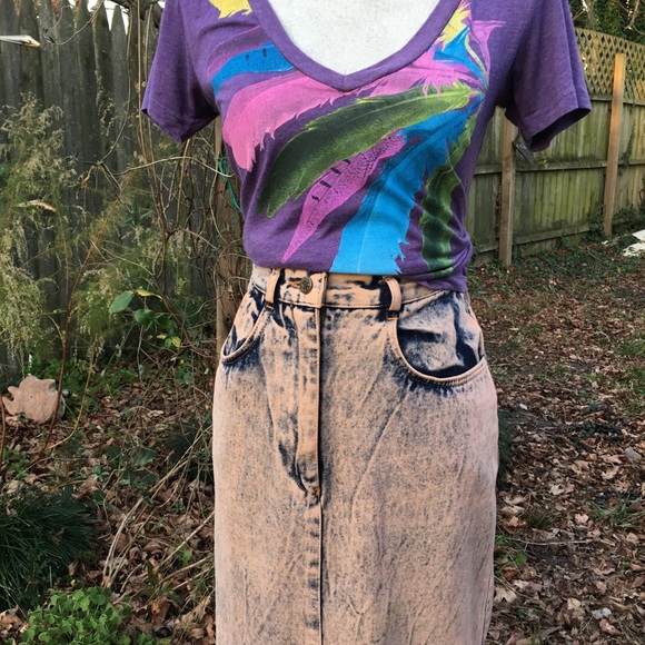 Last Exit Vintage Denim Jean Skirt - Picture 15 of 15